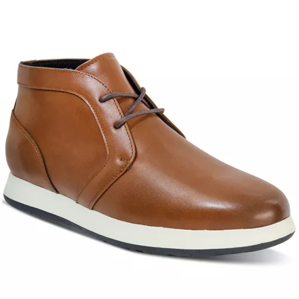 Alfani Brown Chukka Boots with Modern Sole